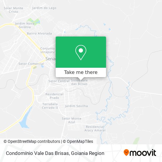 Mapa Condomínio Vale Das Brisas