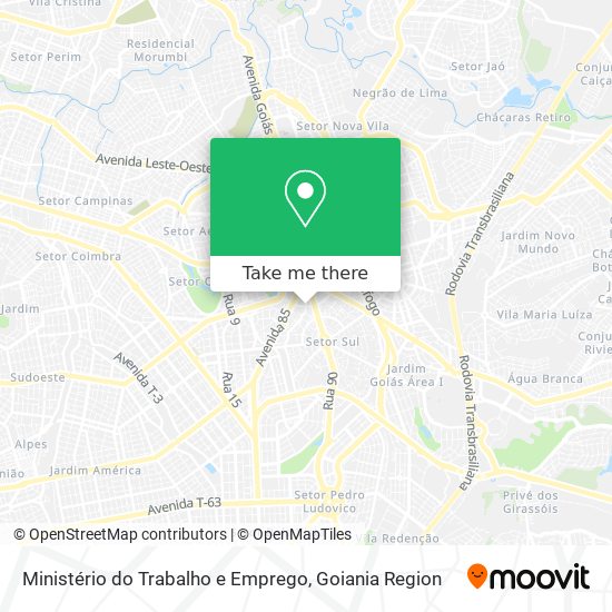 Ministério do Trabalho e Emprego map