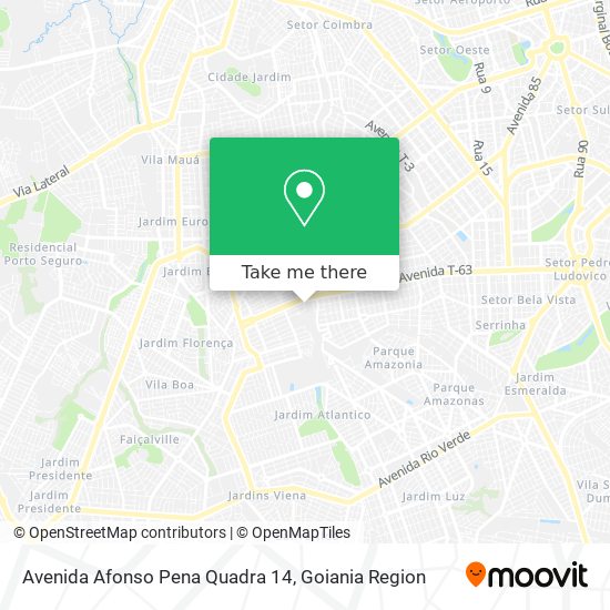 Avenida Afonso Pena Quadra 14 map