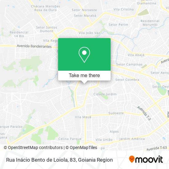 Rua Inácio Bento de Loiola, 83 map