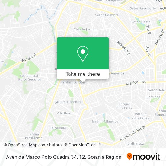 Avenida Marco Polo Quadra 34, 12 map