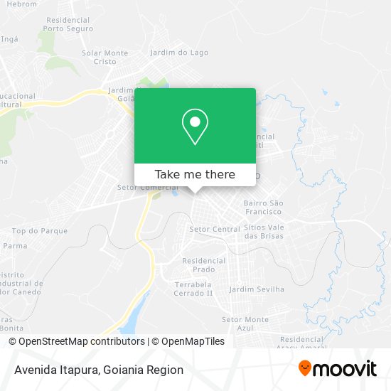 Mapa Avenida Itapura