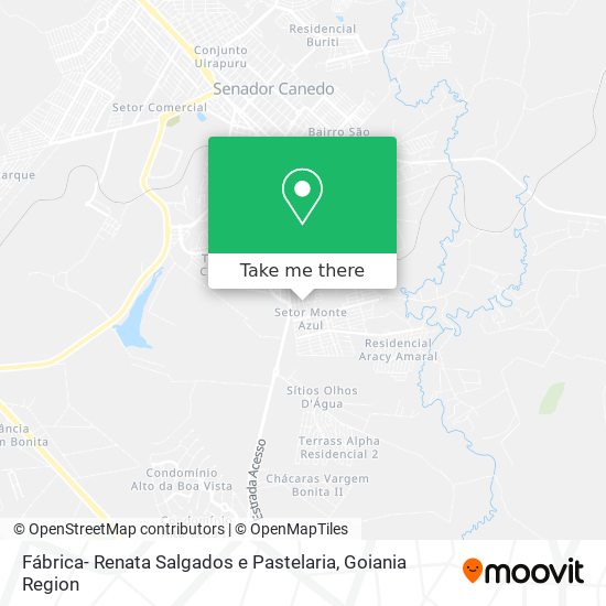 Mapa Fábrica- Renata Salgados e Pastelaria