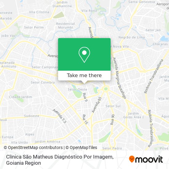 Clínica São Matheus Diagnóstico Por Imagem map