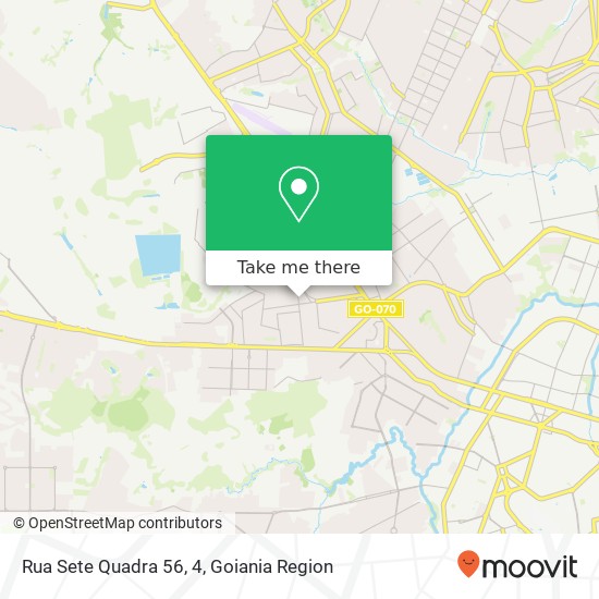 Rua Sete Quadra 56, 4, Vila Regina Goiânia-GO map