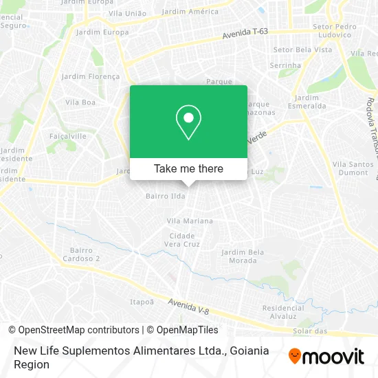 New Life Suplementos Alimentares Ltda. map