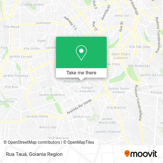 Rua Tauá map