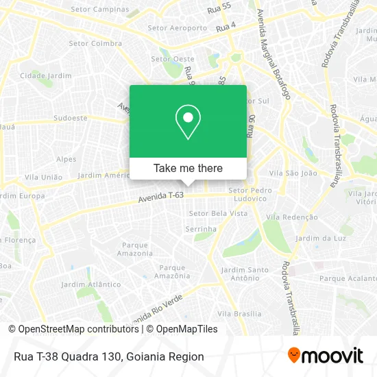 Rua T-38 Quadra 130 map