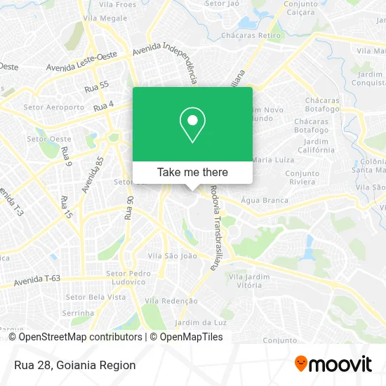 Rua 28 map