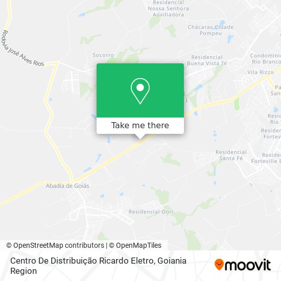 Mapa Centro De Distribuição Ricardo Eletro