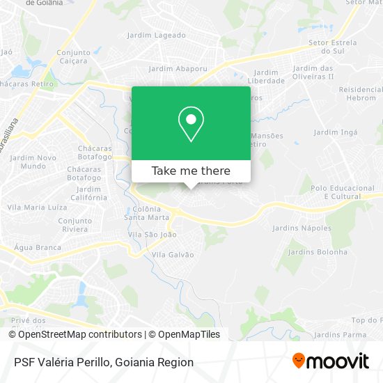 PSF Valéria Perillo map