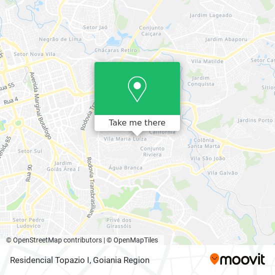 Mapa Residencial Topazio I