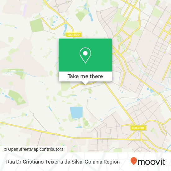 Rua Dr Cristiano Teixeira da Silva, Chácaras São Joaquim Goiânia-GO map