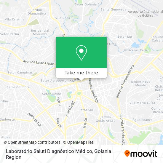 Laboratório Saluti Diagnóstico Médico map