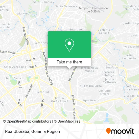 Rua Uberaba map