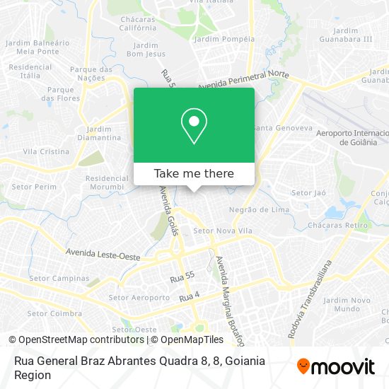 Mapa Rua General Braz Abrantes Quadra 8, 8