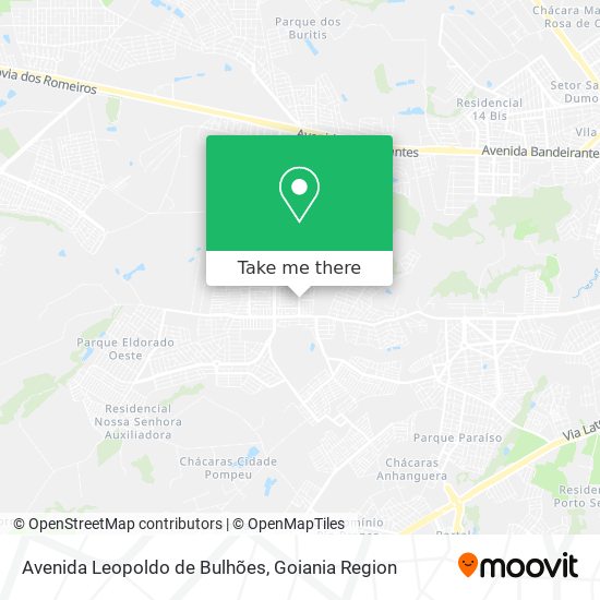 Mapa Avenida Leopoldo de Bulhões