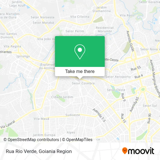 Rua Rio Verde map