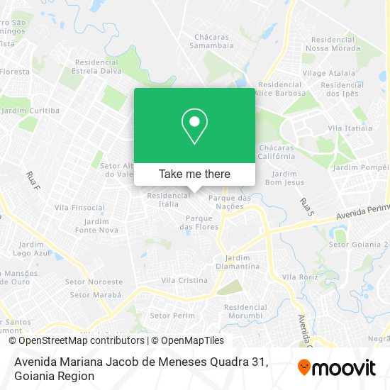 Avenida Mariana Jacob de Meneses Quadra 31 map