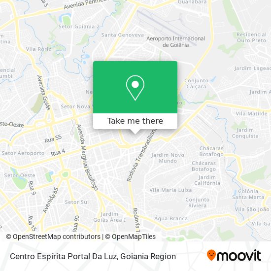 Centro Espírita Portal Da Luz map