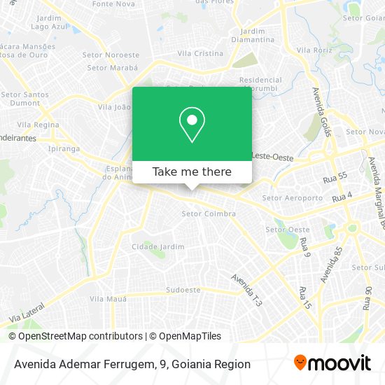 Mapa Avenida Ademar Ferrugem, 9