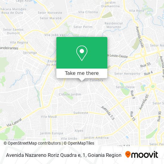 Avenida Nazareno Roriz Quadra e, 1 map