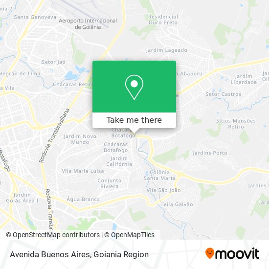 Mapa Avenida Buenos Aires