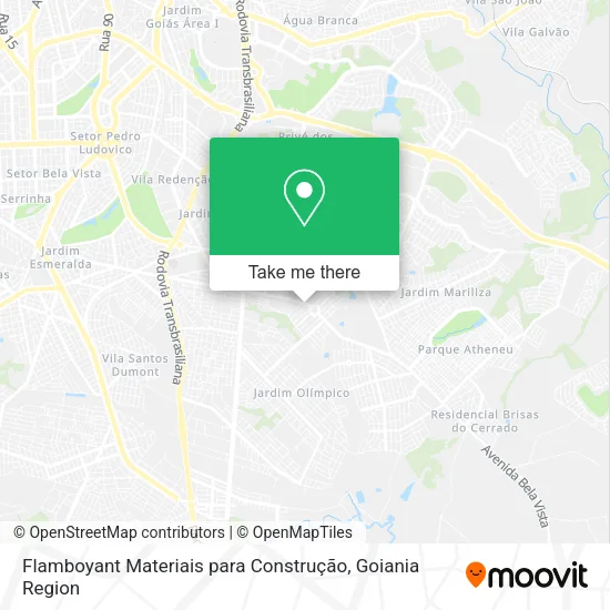 Flamboyant Materiais para Construção map