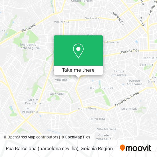 Rua Barcelona (barcelona sevilha) map