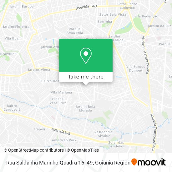 Mapa Rua Saldanha Marinho Quadra 16, 49