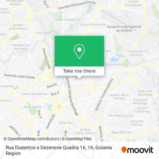 Mapa Rua Duzentos e Dezenove Quadra 16, 16