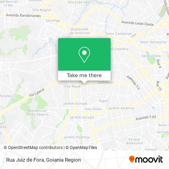 Rua Juiz de Fora map