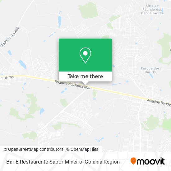 Bar E Restaurante Sabor Mineiro map