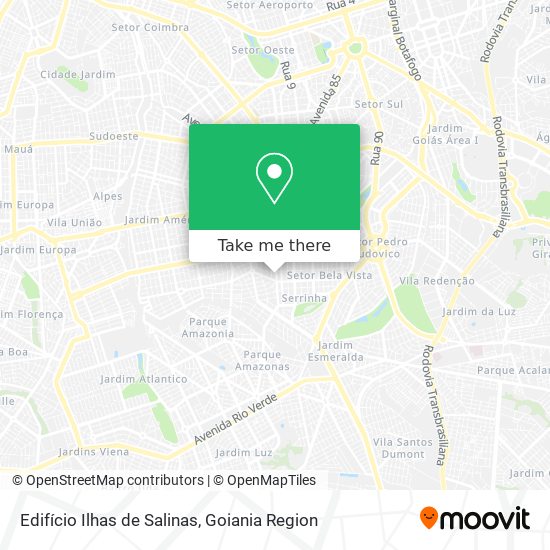 Edifício Ilhas de Salinas map