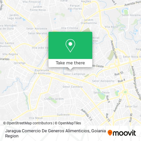 Mapa Jaragua Comercio De Generos Alimenticios