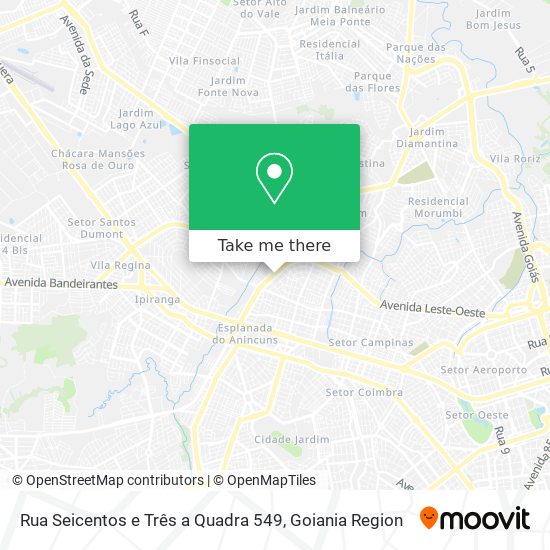 Rua Seicentos e Três a Quadra 549 map
