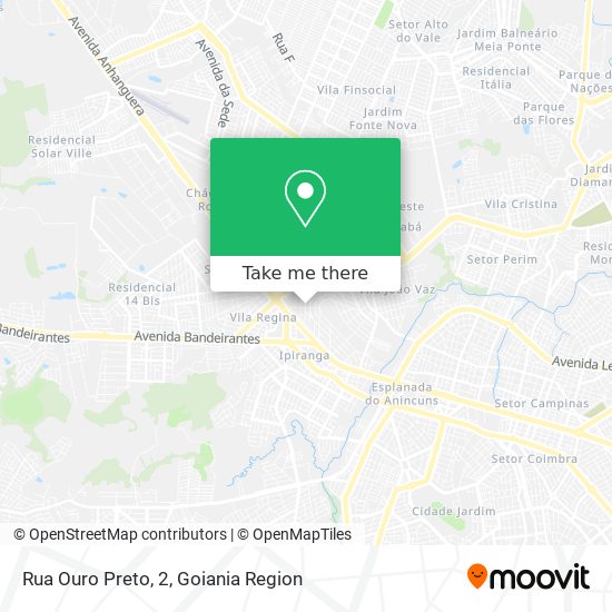 Rua Ouro Preto, 2 map