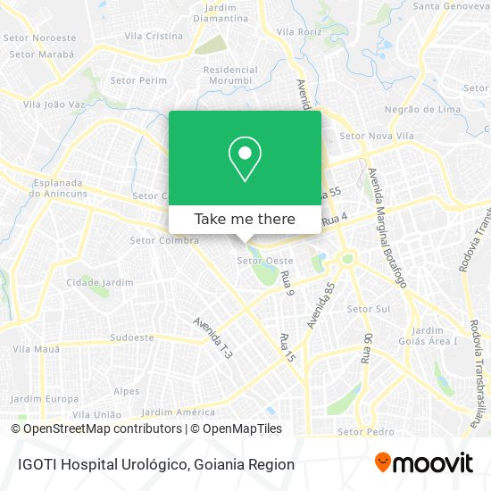 IGOTI Hospital Urológico map