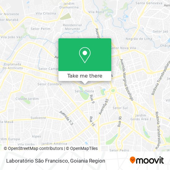 Laboratório São Francisco map