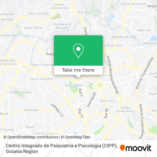 Centro Integrado de Psiquiatria e Psicologia (CIPP) map
