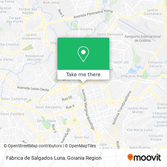 Fábrica de Salgados Luna map