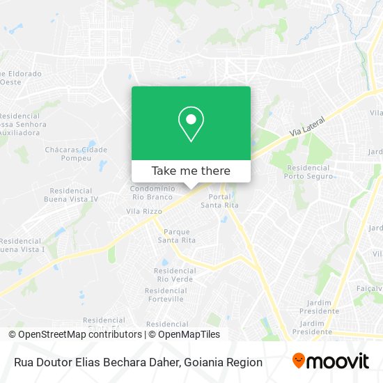 Rua Doutor Elias Bechara Daher map