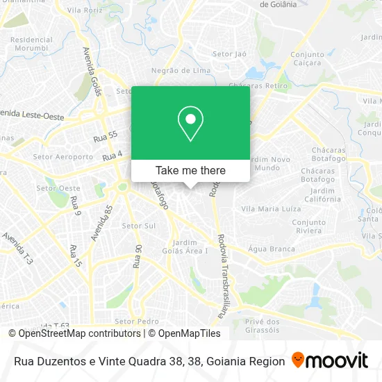 Rua Duzentos e Vinte Quadra 38, 38 map