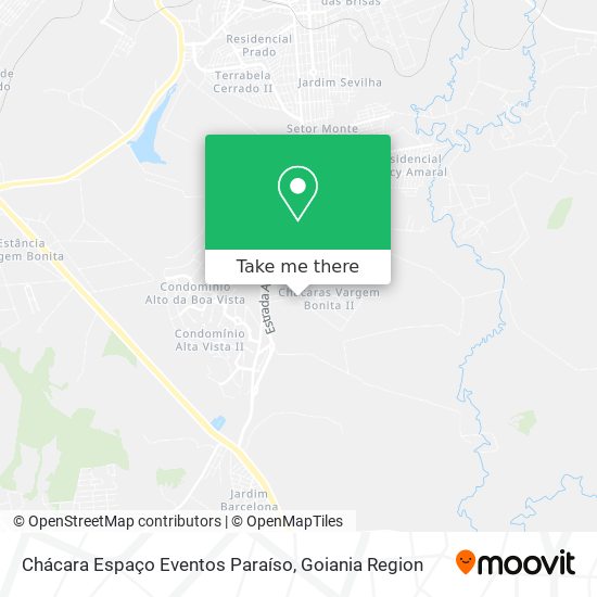 Chácara Espaço Eventos Paraíso map