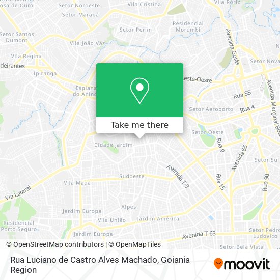 Rua Luciano de Castro Alves Machado map