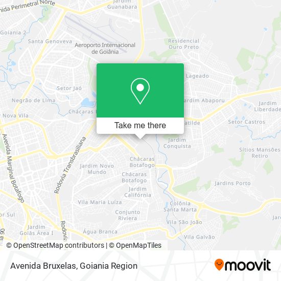 Mapa Avenida Bruxelas