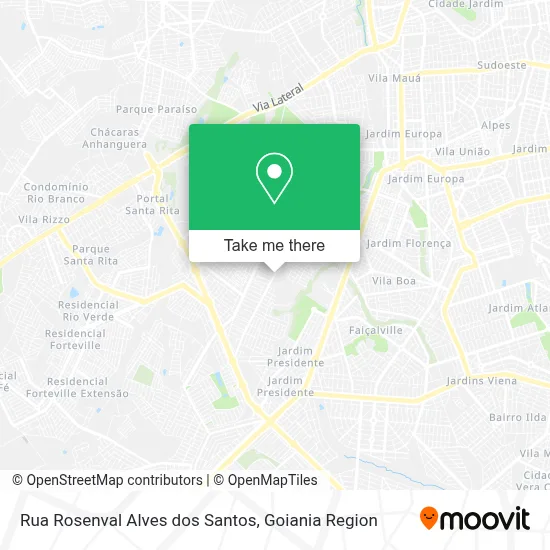 Rua Rosenval Alves dos Santos map