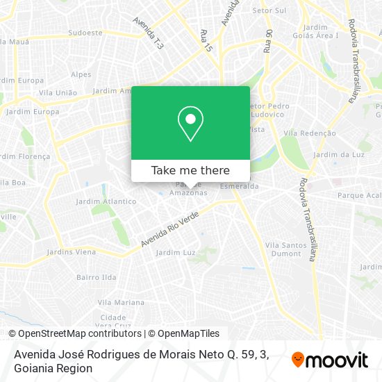 Avenida José Rodrigues de Morais Neto Q. 59, 3 map