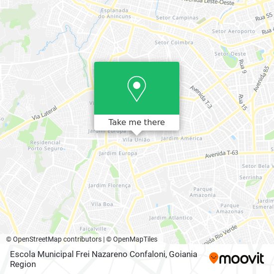 Escola Municipal Frei Nazareno Confaloni map