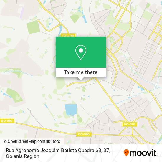 Mapa Rua Agronomo Joaquim Batista Quadra 63, 37